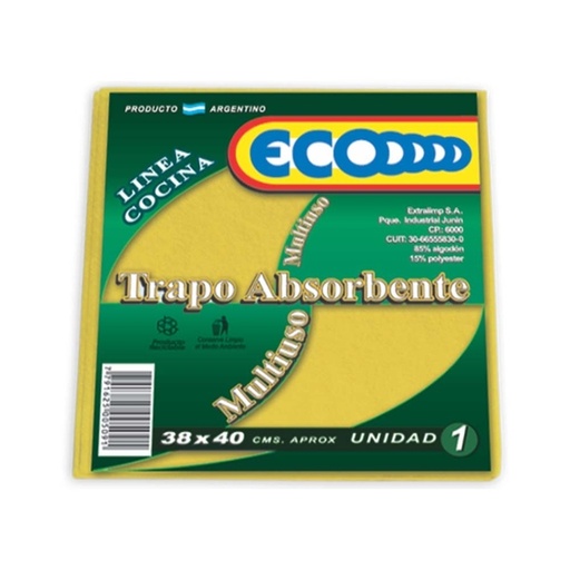 [DA0572] Paño Absorbente chico ECOOO